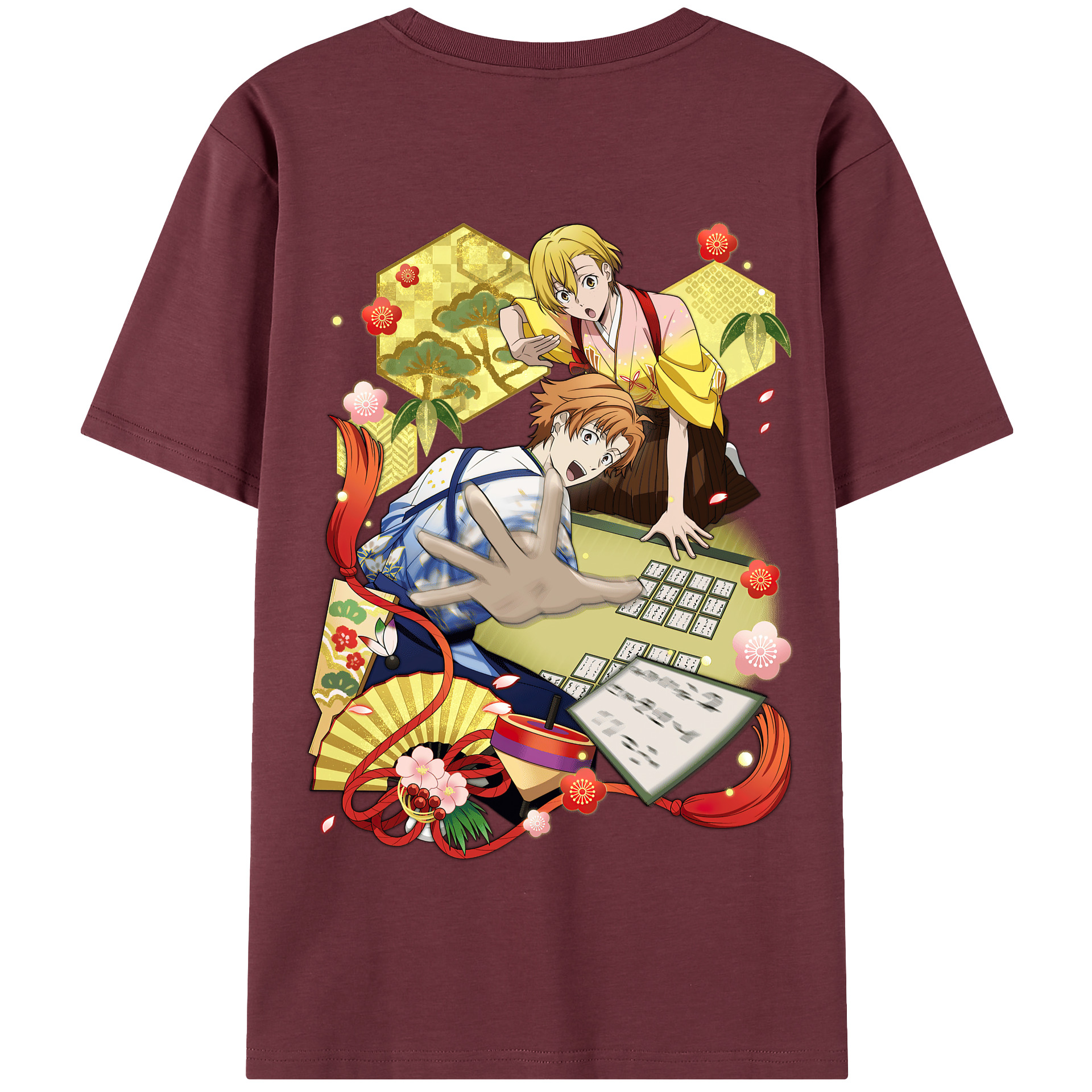 （画像用） 文豪ストレイドッグス Bungo Stray Dogs 綿100％半袖Tシャツ（背面プリント）